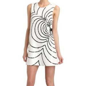 NWOT Rachel Zoe Black & White Sequins Peggy Dress